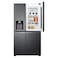 LG InstaView Double Door Refrigerator GR-X267CQEW Black 617L