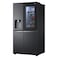 LG InstaView Double Door Refrigerator GR-X267CQEW Black 617L