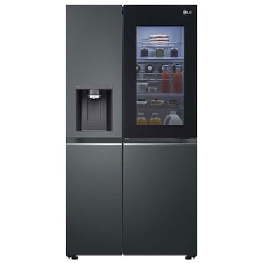 LG InstaView Double Door Refrigerator GR-X267CQEW Black 617L