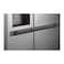 LG LinearCooling Side By Side Door Refrigerator GR-L267KLKW Silver 625L