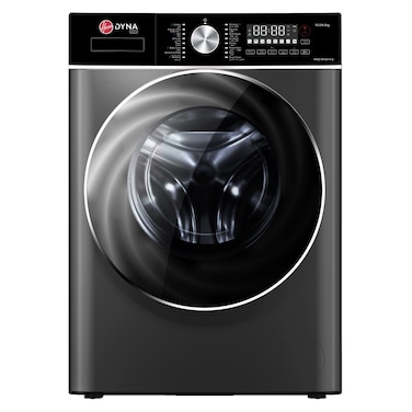Hoover Dyna Wash Front Loading Washing Machine HWD-M10614-G Lava Grey 10kg with Dryer 6kg