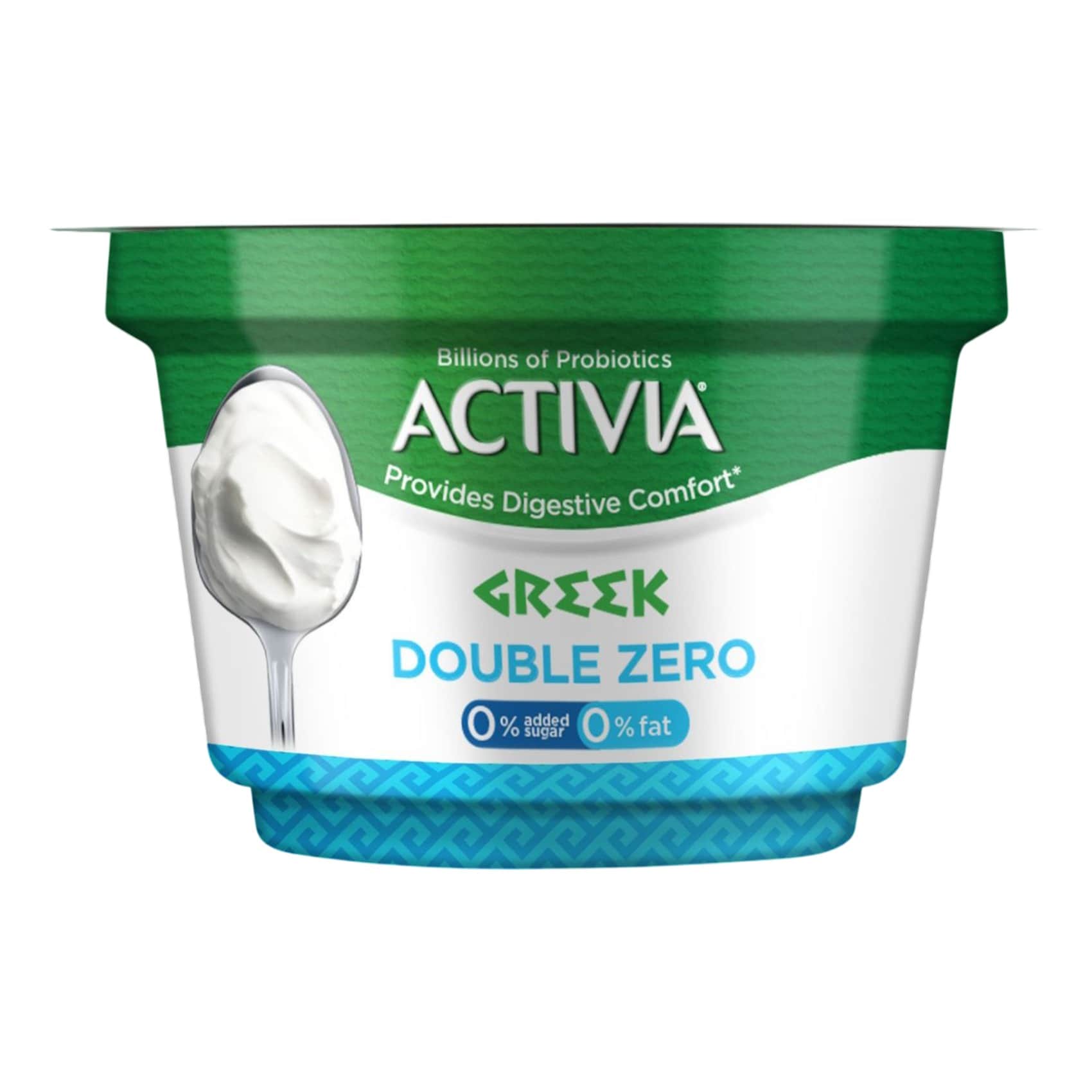 Buy Activia Double Zero Greek Style Probiotic Plain Yogurt 150g Online |  Carrefour UAE