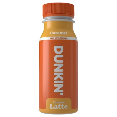 دانكن قهوة  كراميل لاتيه مثلجة، 180 ملل