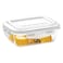 Borosil Glass Klip Rectangle Shaped Food Storage Container 1.04L