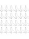 Yalikop 24 Packs Mini Clear Acrylic Easel Display Stands, 2.25 Inch Mini Coins Medals Pockets Watches Display Easel Holders Badge Show Stand Exhibit Mount