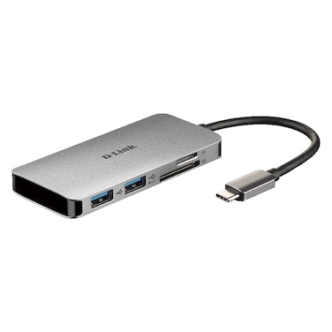 D-Link 6-in-1 Hub DUB-M106, Space Grey