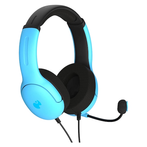 PDP Wired Over-Ear Stereo Gaming Headset with Mic for PlayStation 5 and PlayStation 4 Airlite Neptune Blue
