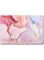 Rnivvi Dog Food Mat, 16&quot;x24&quot; Marble Dog Mat for Food and Water, Absorbent Dog Cat Bowl Mat Protect Floors, Cute Pet Food Mats for Dog and Cat, Anti-Slip Rubber Pet Feeding Mat for Puppy Supplies, Pink