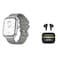 X.Cell G12 Professional Smartwatch Grey and Apollo 7 Truly Wireless Bluetooth In-Ear Earbuds