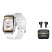 X.Cell G12 Professional Smartwatch White and Apollo 7 Truly Wireless Bluetooth In-Ear Earbuds