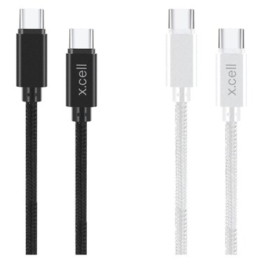 X.Cell Braided USB-C To USB-C Data Sync 1.5m 2 PCS