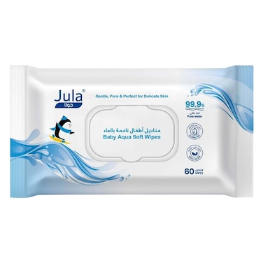 Jula Baby Aqua Soft Wipes 60 Wipes