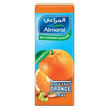 Almarai No Added Sugar Mixed Fruit Orange Juice Drink 180ml