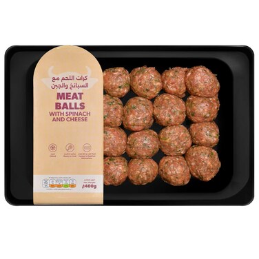 Meat Balls With Spinach And Cheese