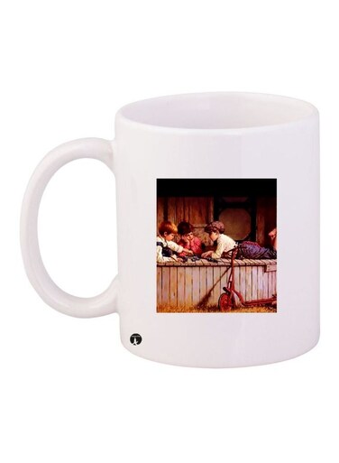 Friends Printed Coffee Mug White/Purple/Brown