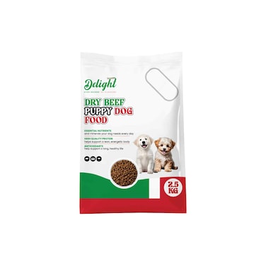 Delight Dry Beef Puppy Food 2.5kg