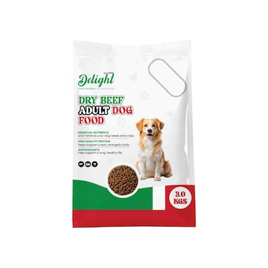 Delight Dry Beef Adult Dog Food 3kg