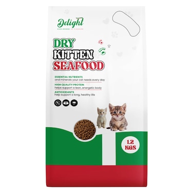 Delight Dry Kitten Sea Food 1.2kg