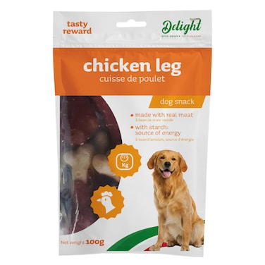 دلايت مكافآت ساق الدجاج وجبة خفيفة للكلاب 100 غرام