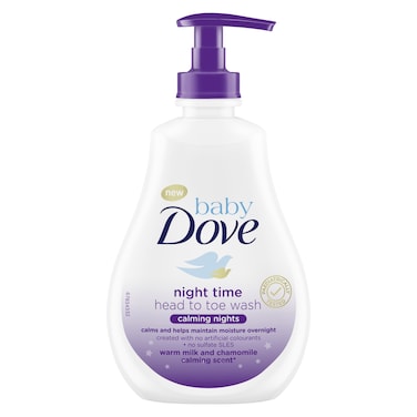 Dove Baby Calming Nights Night Time Head To Toe Wash 400ml