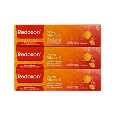 Redoxon Orange 1G Eff Tab 15S 2+1