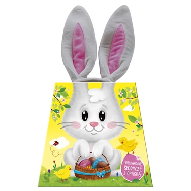 Easter Bunny with Ears Pralines Box, 100g