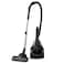Philips 1000 Series Bagless Vacuum Cleaner XB1042/10, 1.3 L, 1200 W, Deep Black and Coral Mood, Washable Filter