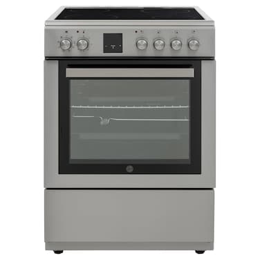 Hoover 4 Cooking Zones Ceramic Electric Cooker HVC-V64E-SP Inox 60x60cm
