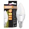 أوسرام لمبة  LED على شكل شمعة  باللون الأبيض الدافئ 4.9 واط E14 3 قطع