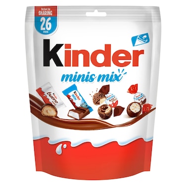Kinder Minis Mix Chocolates and Milk Chocolate Covered Wafers, 150.2g