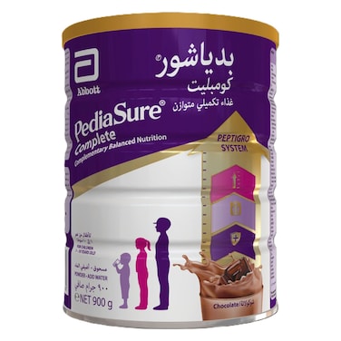 PediaSure Peptigro System Complete Balanced Nutrition Food, Chocolate, 1 to 10 Years, 900g