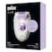 Braun Silk-Epil 3 Epilator SE 3000, White and Purple