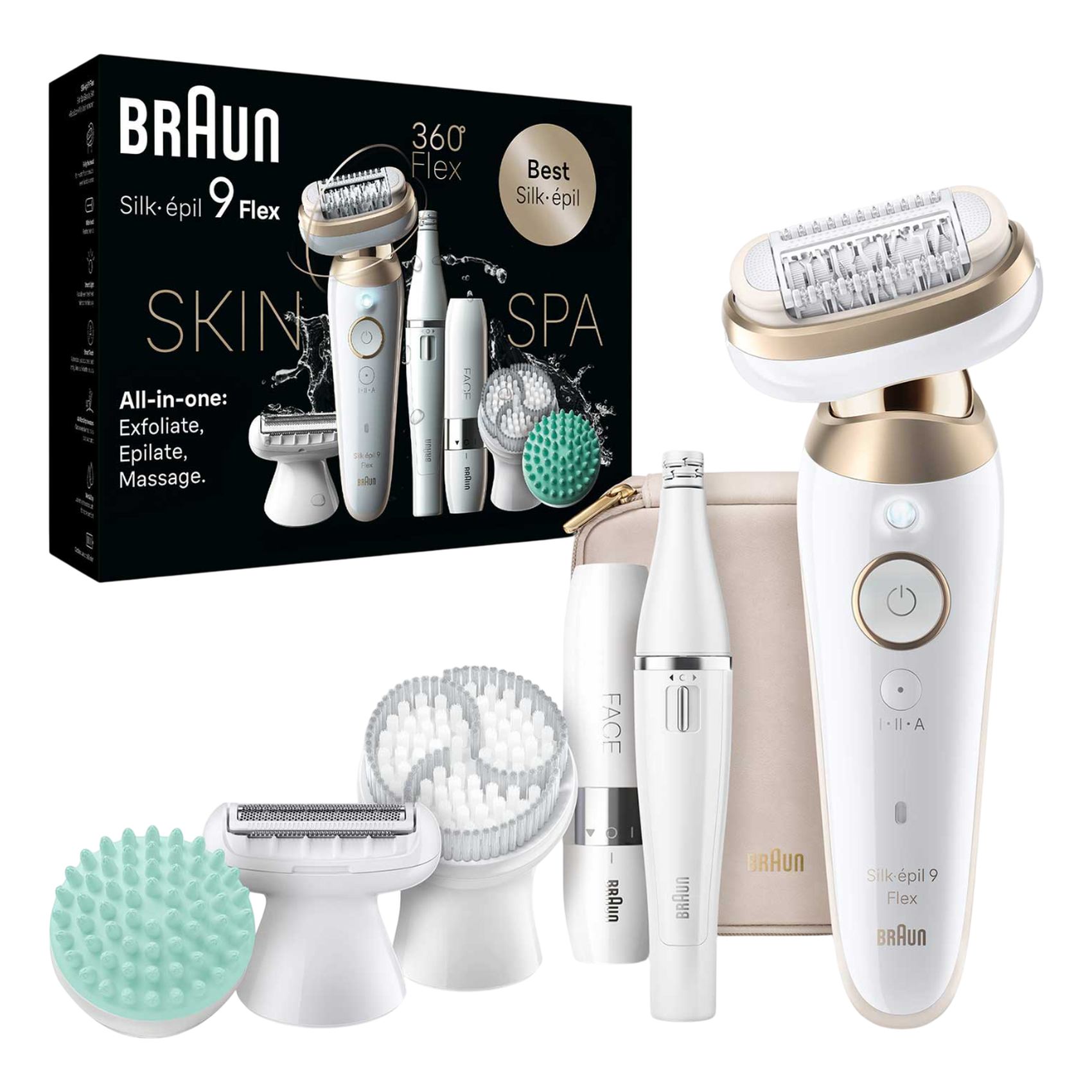 Buy Braun Silk-Epil 9 Flex SkinSpa 3D Epilator SES 9681