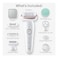 Braun Silk-Epil 9 SkinSpa Epilator SES 9080, White and Rose Gold