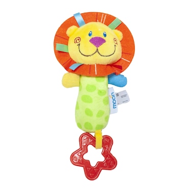 Moon Soft Rattle Toy, Lion, 0 Months+