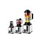 3-in-1 Food Processor &amp; 9500W High Speed Blender Combo, 3.0L Commercial Countertop Mixer