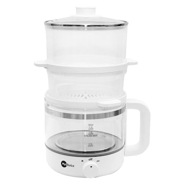 MyChoice Multi Electric Cooker Pot MMC-677G White 1.2L