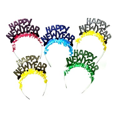 Party Magic New Year Tiaras Multicolour 6 PCS