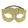 Party Magic Tinsel Eye Mask Gold