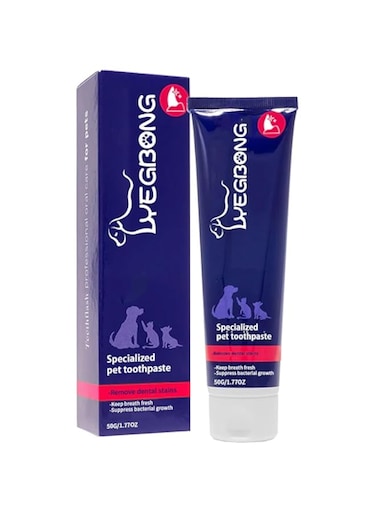 Natural Canine Toothpaste Whiten Teeth And Eliminate Bad Breath Organic And Natural Peppermint Extract For Dog Cat Pet Supplies