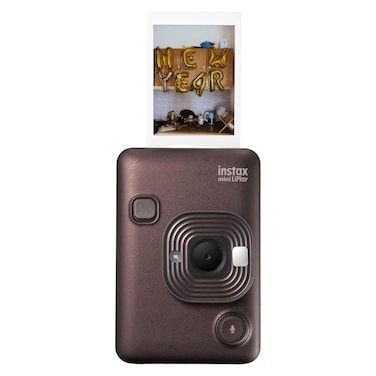 Fujifilm Instax Mini LiPlay Hybrid Instant Camera Deep Bronze