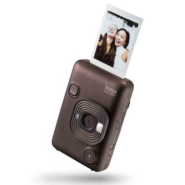 Fujifilm Instax Mini LiPlay Hybrid Instant Camera, Deep Bronze