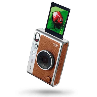 فوجي فيلم كاميرا إنستاكس ميني إيفو الهجينة الفورية، بني