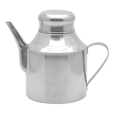 راج علبة زيت من الفولاذ - رمادي 710 ملل