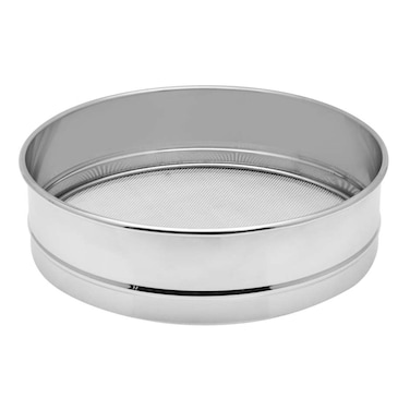 Raj Steel Round Strainer Grey 24cm