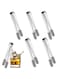 Silicone Candy Tongs Ice Tongs Set, 5 Pieces SUS 304 Stainless Steel Sugar Tongs, Pastry Tongs, Mini Serving Tongs, Salad Tongs for Kitchen, Wedding, Party, Candy Bar, Buffet, BBQ, Fruits, Picnic