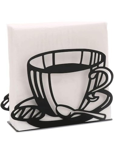 NWAC Napkin Holder: Freestanding Tissue Dispenser/Holder; Table Napkin Holder for Home Kitchen Restaurant Picnic Party Wedding etc./ Galvanized D&eacute;cor (Coffee Cup)