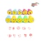 CRAFT MAGIC 20 Pack (10+10)Emoji Stamps for Kids &ndash; Emoji Stamp, Educational Toys Art and Craft School Supplies, Coloring &amp; Stamping Set for Girls &amp; Boys 3 Years +, Multicolor Learning Toys