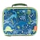 ثرموس حقيبة غداء ستاندرد بطبعة دينو - أزرق 24 سم
