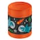 Thermos Stainless Steel Space Party Printed Jar for Kids Orange 290ml